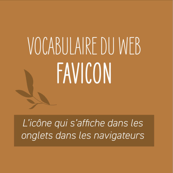 Vocabulaire du Web - Favicon